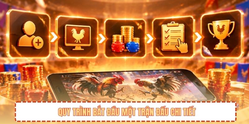Quy trình bắt đầu một trận đấu chi tiết